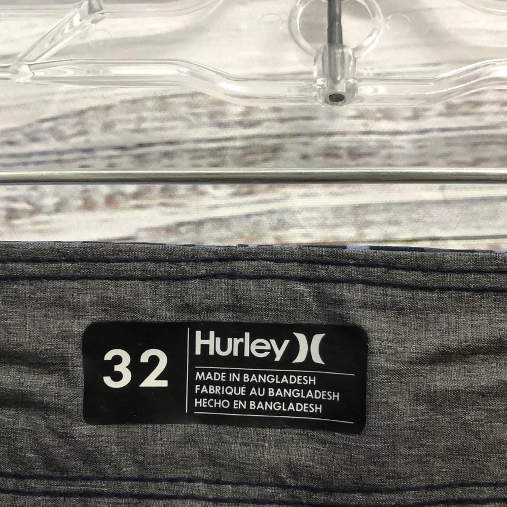 Hurley Men's Blue Patterned Board Shorts - Picture 10 of 15